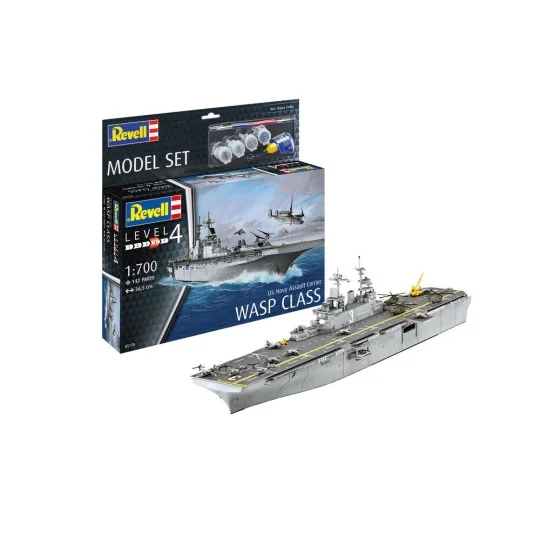 Model Set Assault Carrier USS WASP CLASS - Revell 65178