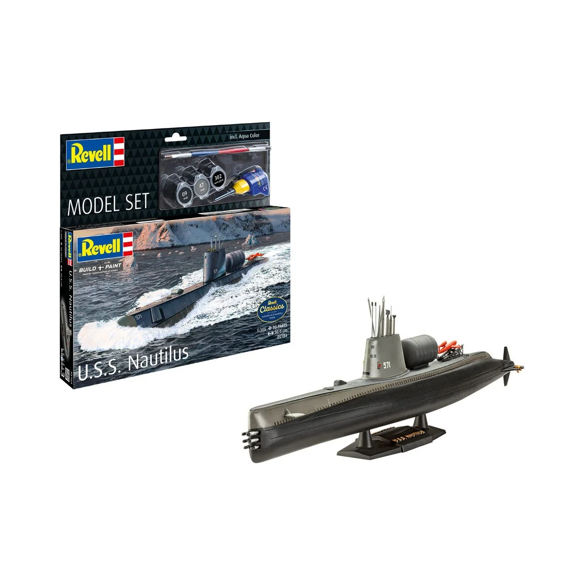 Model Set U.S.S. Nautilus, 1/305 - Revell 65184