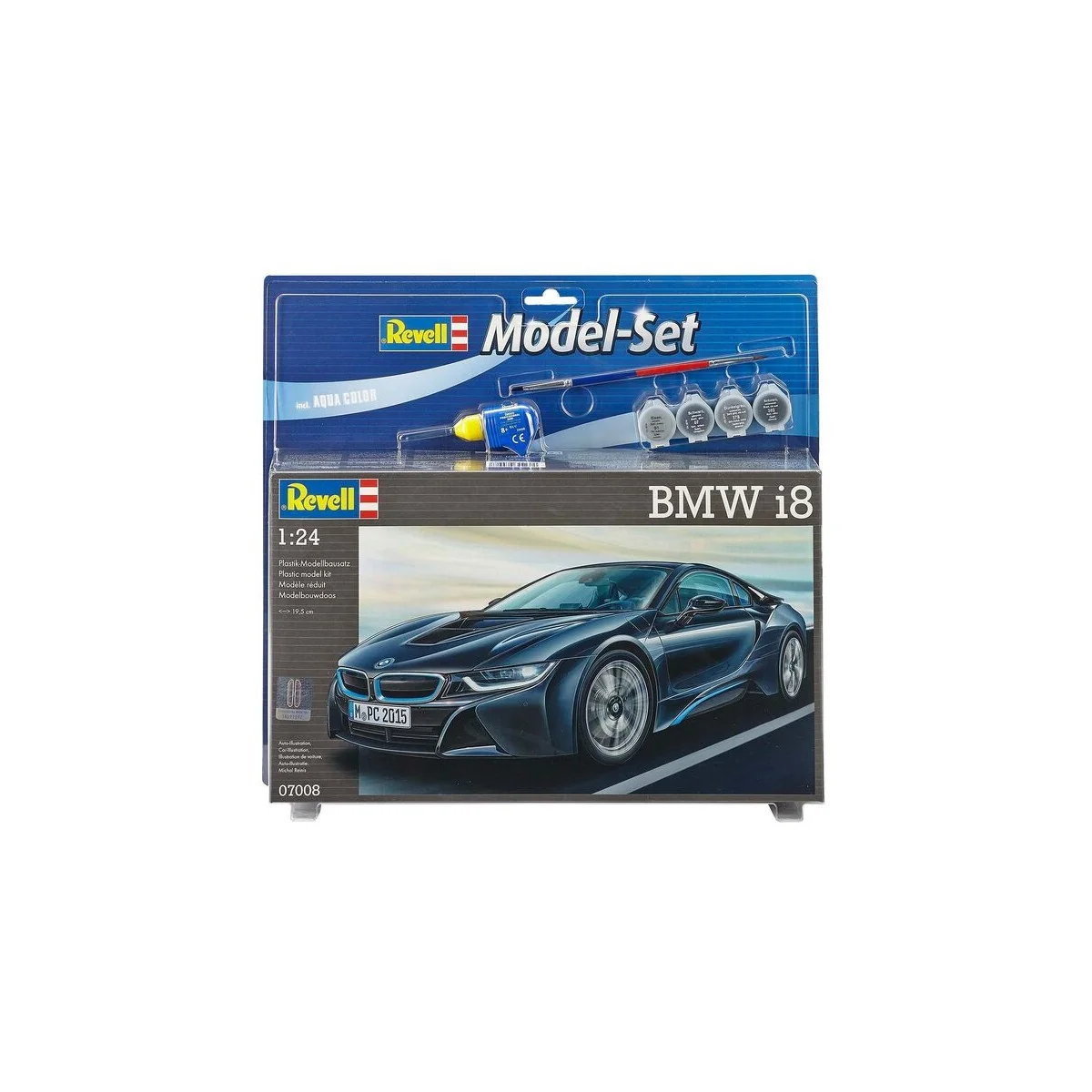 Model Set BMW i8, 1/24 - Revell 67008