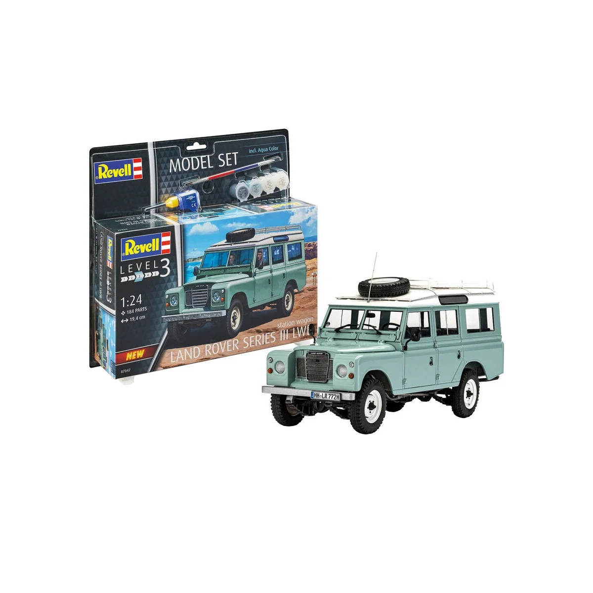 Model Set Land Rover Series III, 1/24 - Revell 67047 Model Set Land Rover Series III, 1/24 - Revell 67047