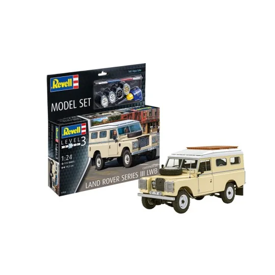 Model Set Land Rover Series III LWB (commercial), 1/24 - Revell 67056