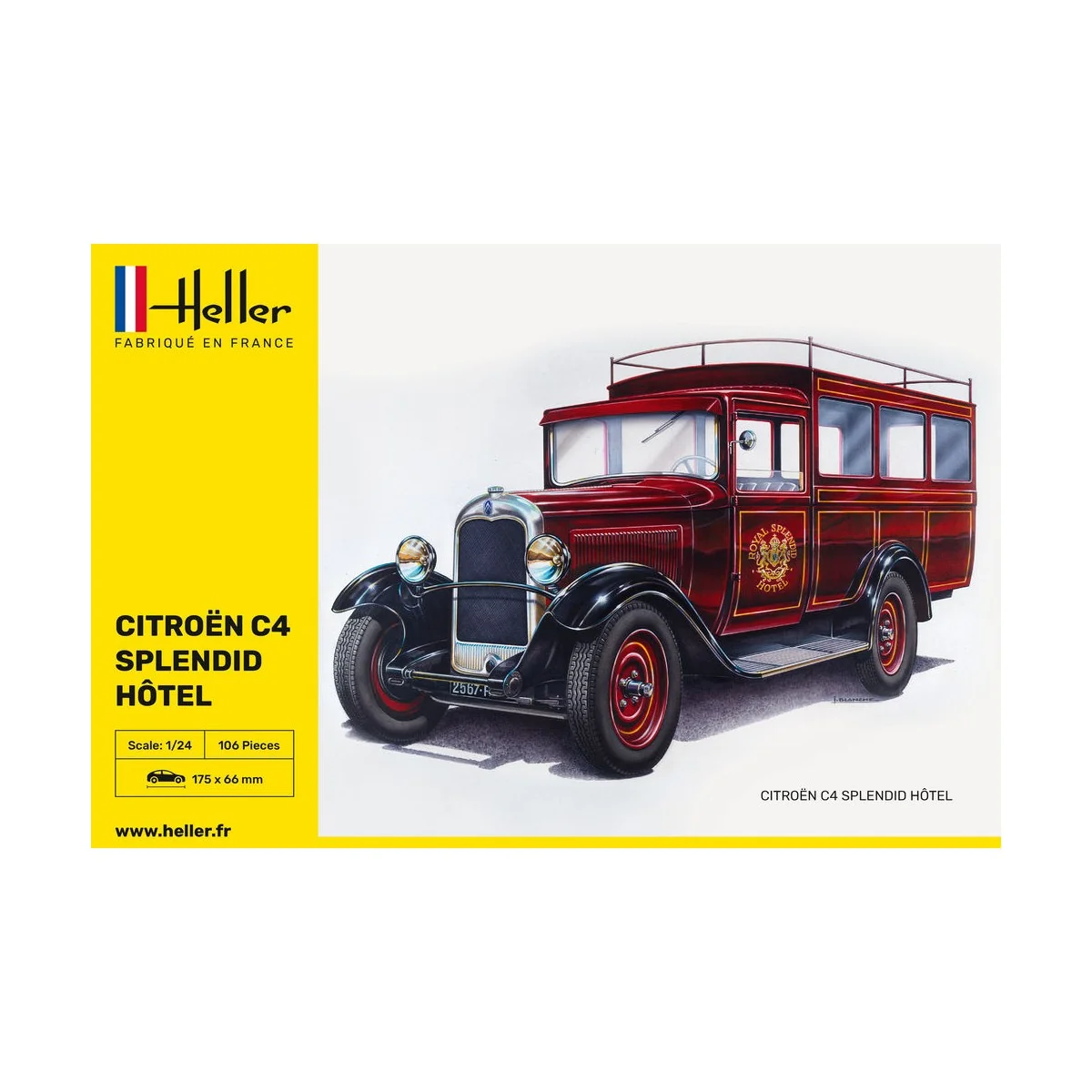Citroen C4 "Splendid Hotel" - Heller 80713