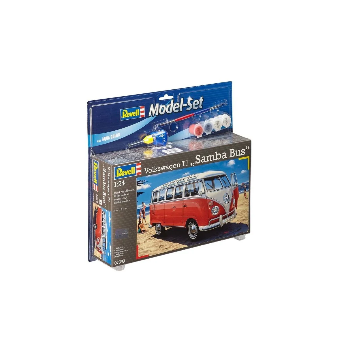 Model Set VW T1 Samba Bus, 1/24 - Revell 67399