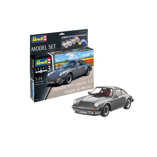 Model Set Porsche 911 Carrera 3.2 Coupé (G-Model), 1/24 - Revell 67688 Model Set Porsche 911 Carrera 3.2 Coupé (G-Model), 1/24 - Revell 67688