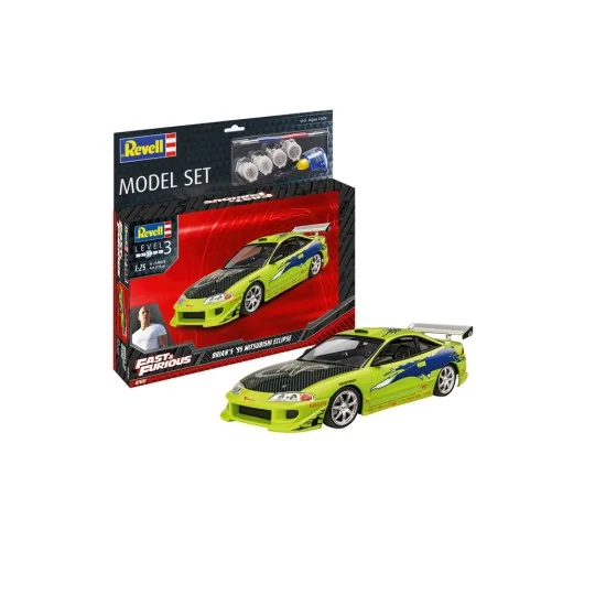 Model Set F&F Brian's 1995 Mitsubishi Eclipse, 1/25 - Revell 67691 Model Set F&F Brian's 1995 Mitsubishi Eclipse, 1/25 - Revell 67691