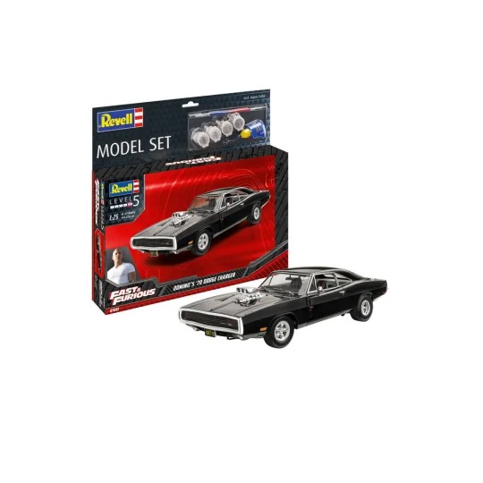 Model Set F&F Dominixs 1970 Dodge Charger, 1/25 - Revell 67693