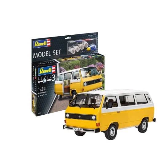Model Set VW T3 Bus, 1/25 - Revell 67706 Model Set VW T3 Bus, 1/25 - Revell 67706