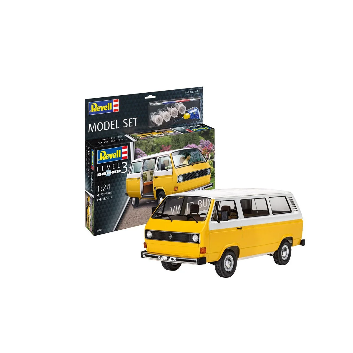 Model Set VW T3 Bus, 1/25 - Revell 67706 Model Set VW T3 Bus, 1/25 - Revell 67706