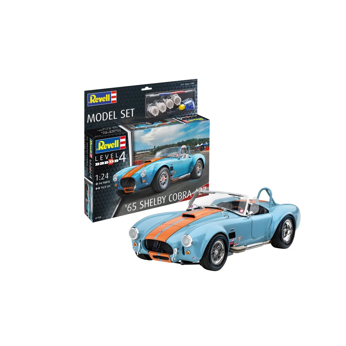 Model Set '65 Shelby Cobra 427, 1/24 - Revell 67708 Model Set '65 Shelby Cobra 427, 1/24 - Revell 67708