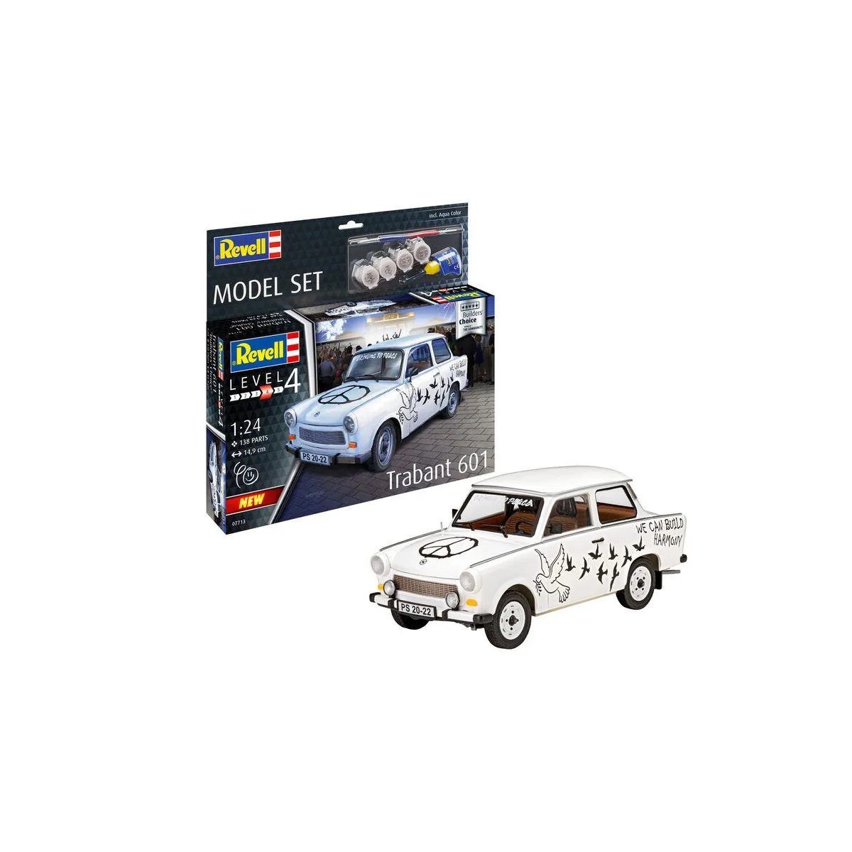 Model Set Trabant 601S "Builder's Choice, 1/24 - Revell 67713 Model Set Trabant 601S "Builder's Choice, 1/24 - Revell 67713