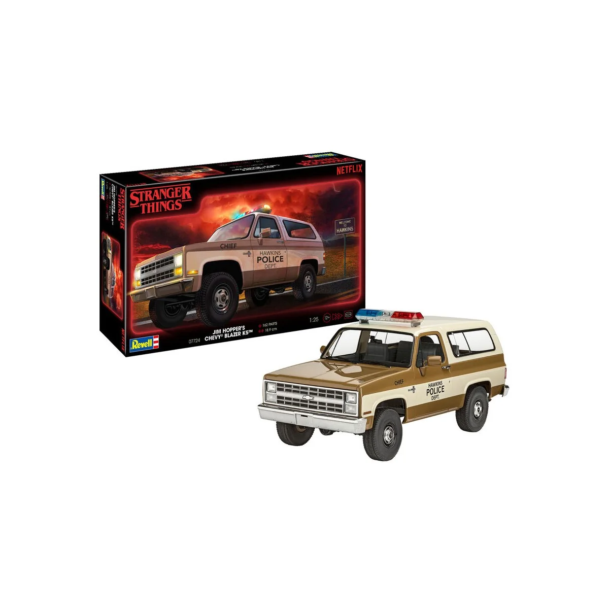 Model Set Stranger Things Chevrolet K5 Blazer, 1/25 - Revell 67724