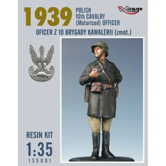 Polish Officer 1939 Motorised Artillery White Metal, 1/35 - Mirage ...