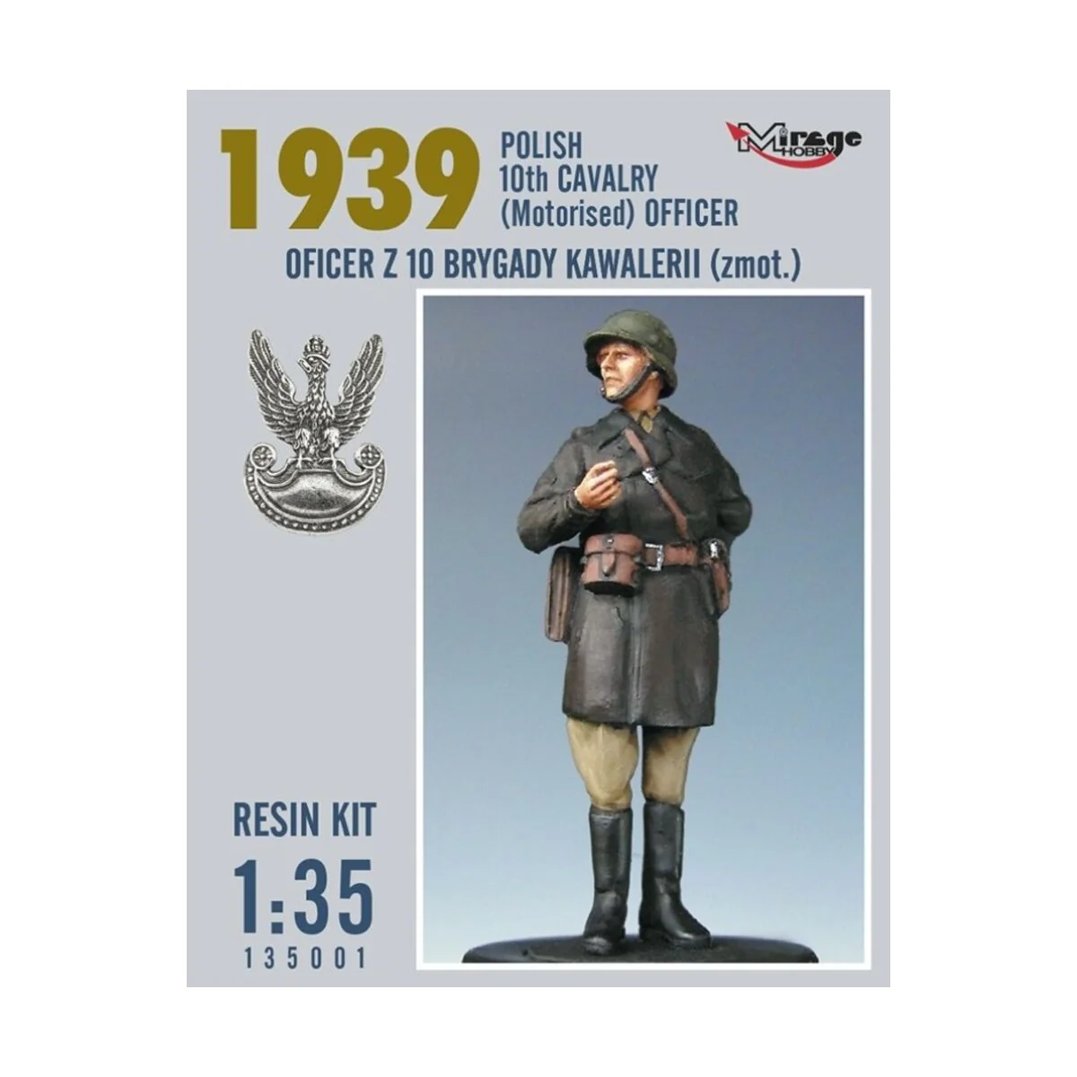 Polish Officer 1939 Motorised Artillery White Metal, 1/35 - Mirage ...