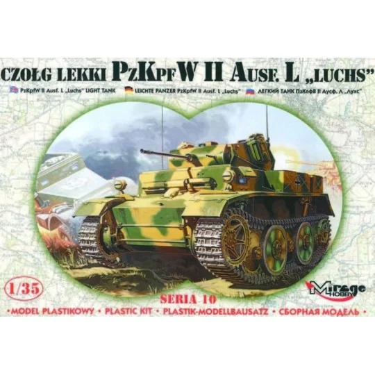 PzKpfw II Ausf. L ''Luchs'' mit Fotoätzteilen - Mirage Hobby 35107