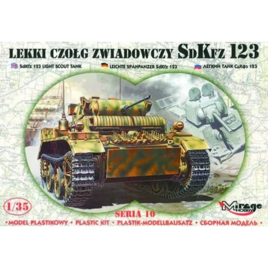 SdKfz. 123 mit Fotoätzteilen, 1/35 - Mirage Hobby 35108 SdKfz. 123 mit Fotoätzteilen, 1/35 - Mirage Hobby 35108