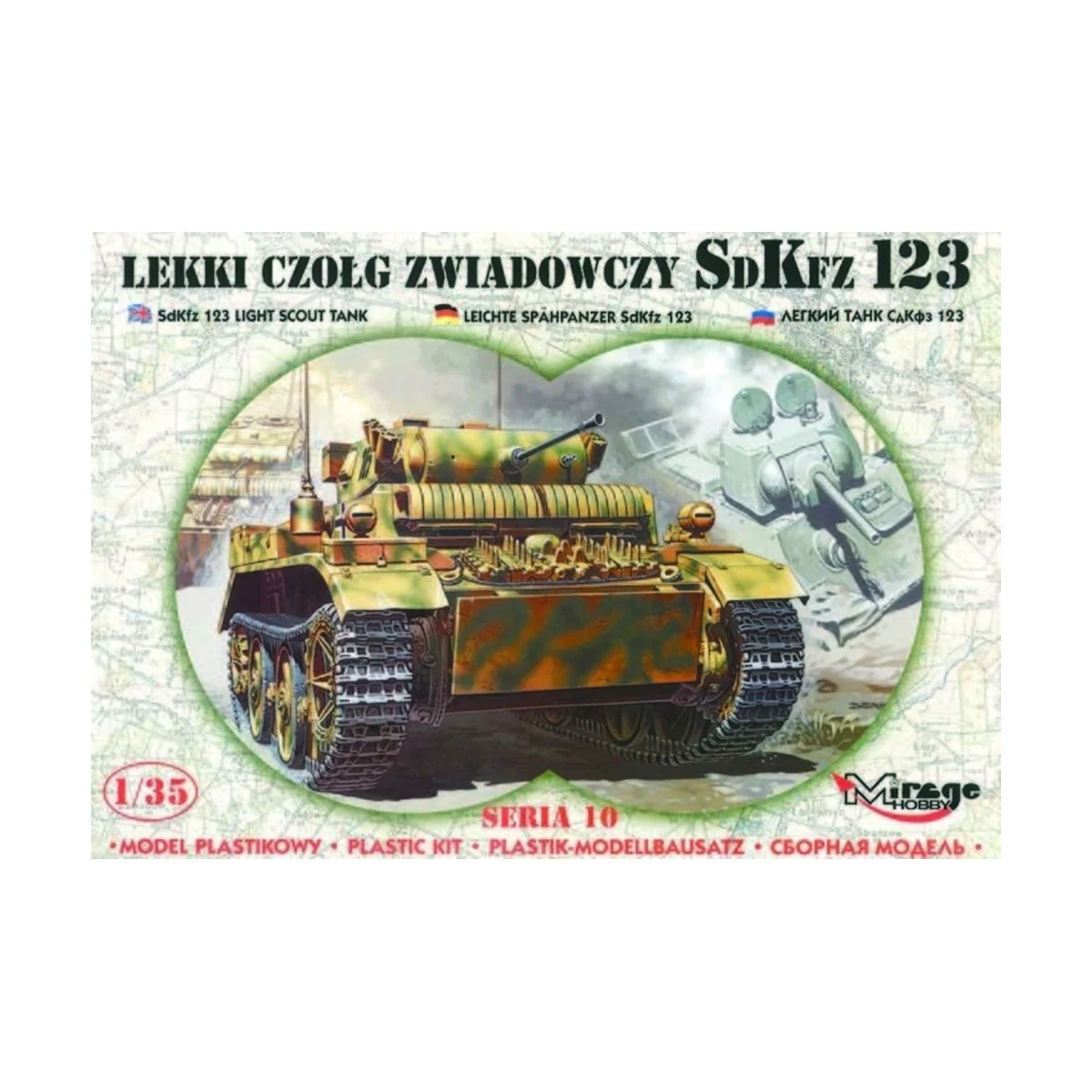 SdKfz. 123 mit Fotoätzteilen - Mirage Hobby 35108