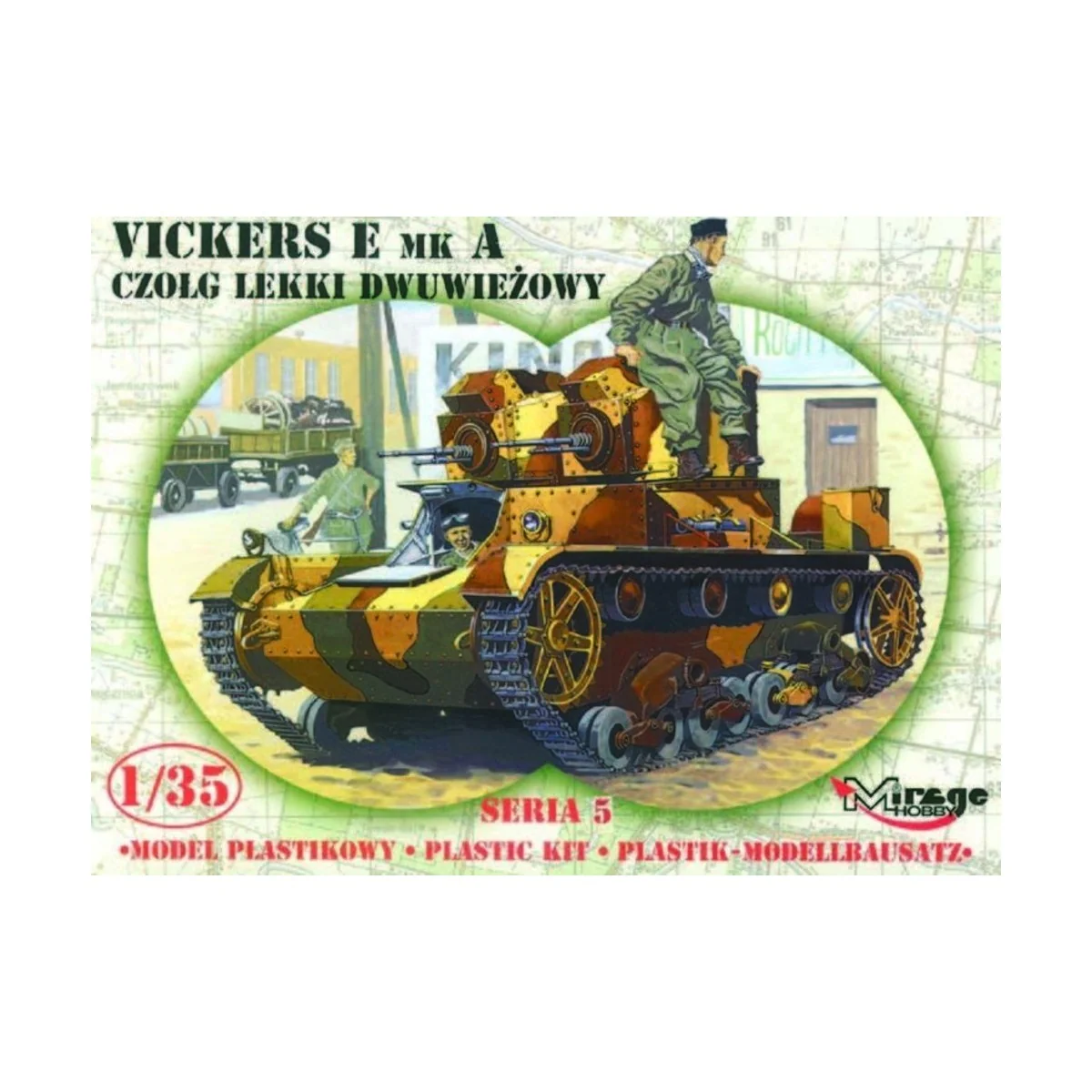 Leichter Panzer Vickers E Mk A Limited Edition, 1/35 - Mirage Hobby...