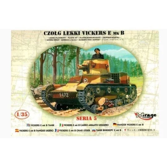 Leichter Panzer Vickers E Mk B - Mirage Hobby 35304