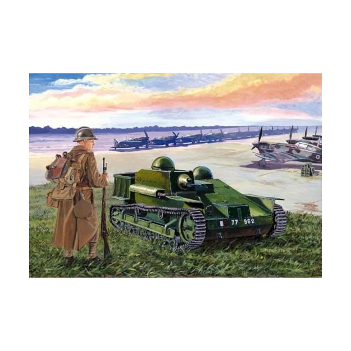 Französische Tankette AMR UE, 1/35 - Mirage Hobby 35306 Französische Tankette AMR UE, 1/35 - Mirage Hobby 35306