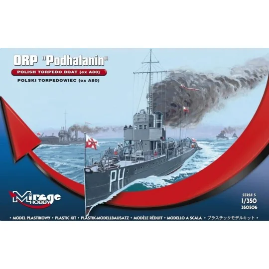ORP PODHALANIN Polish Torpedo Boat(exA80 - Mirage Hobby 350506