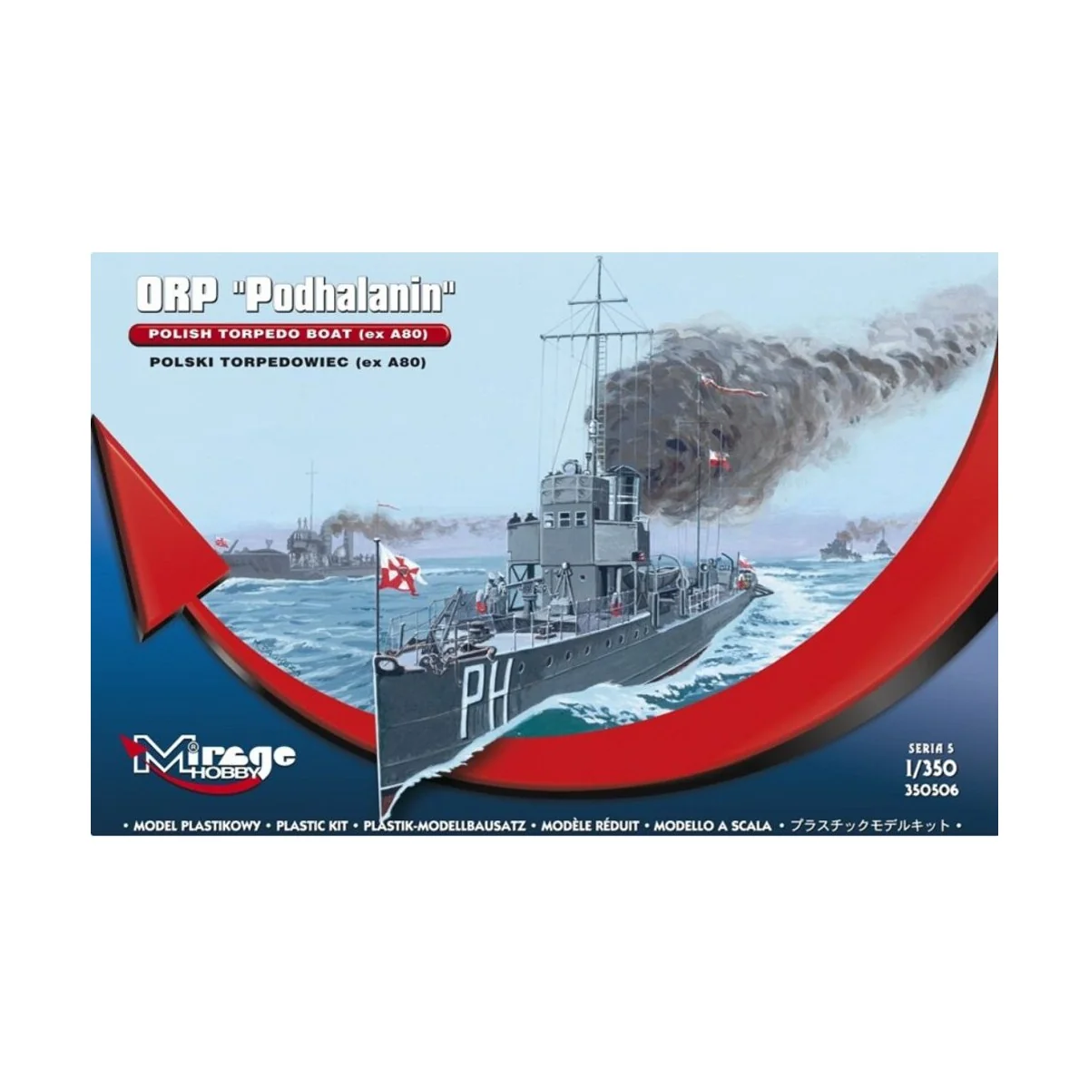 ORP PODHALANIN Polish Torpedo Boat(exA80 - Mirage Hobby 350506