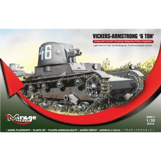 Vickers Armstrong 6ton mk F/B Light tank - Mirage Hobby 355010