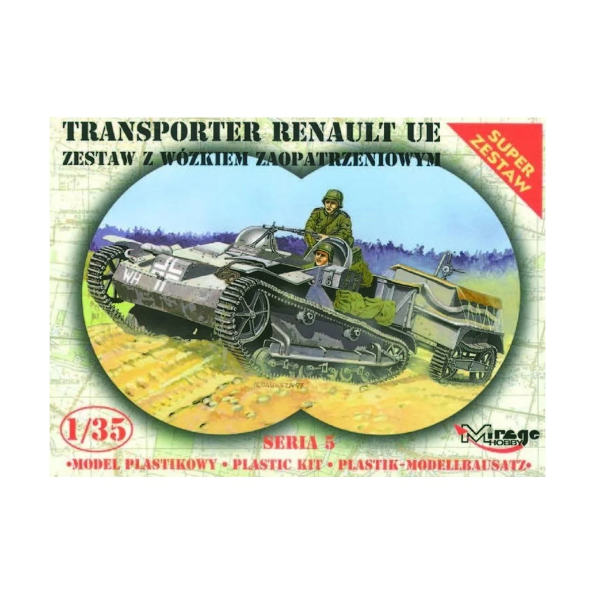 Renault UE + Universal Transportanhänger, 1/35 - Mirage Hobby 35514