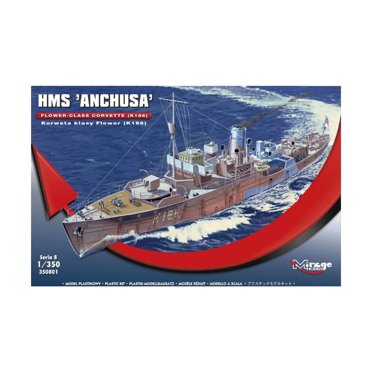 HMS "Anchusa" Flower-Class Corvette K186 - Mirage Hobby 350801