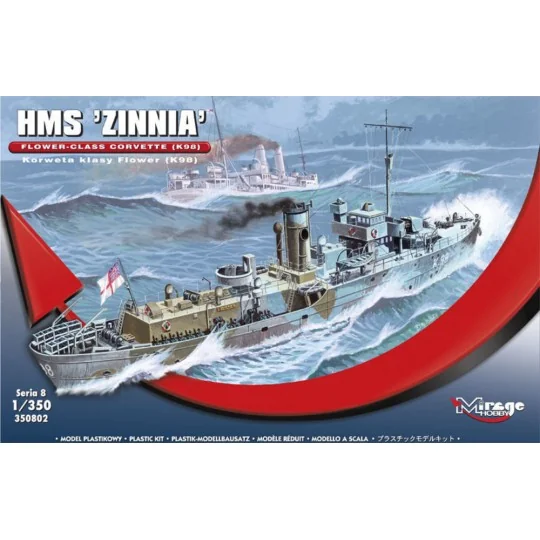 HMS "Zinnia" Flower-Class Corvette K98 - Mirage Hobby 350802