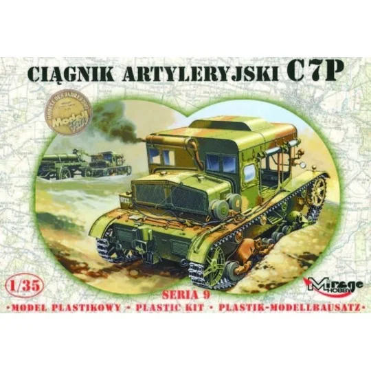 Schwerer Artillerie Traktor C7P, 1/35 - Mirage Hobby 35901 Schwerer Artillerie Traktor C7P, 1/35 - Mirage Hobby 35901
