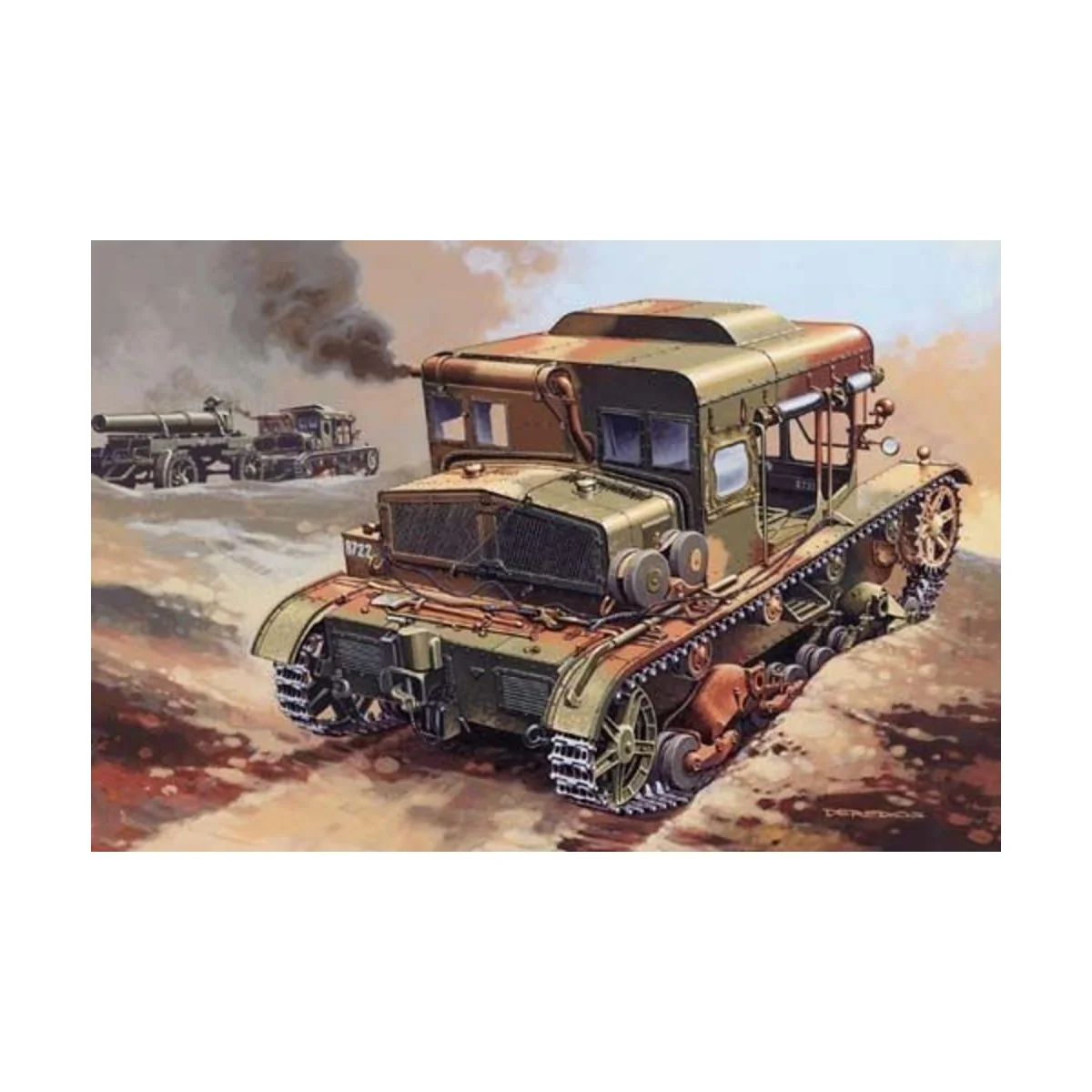 Schwerer Artillerie Traktor C7P, 1/35 - Mirage Hobby 35901 Schwerer Artillerie Traktor C7P, 1/35 - Mirage Hobby 35901