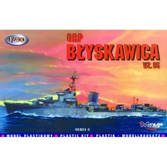 Zerstörer Blyskawica 1965, 1/400 - Mirage Hobby 40013 Zerstörer Blyskawica 1965, 1/400 - Mirage Hobby 40013