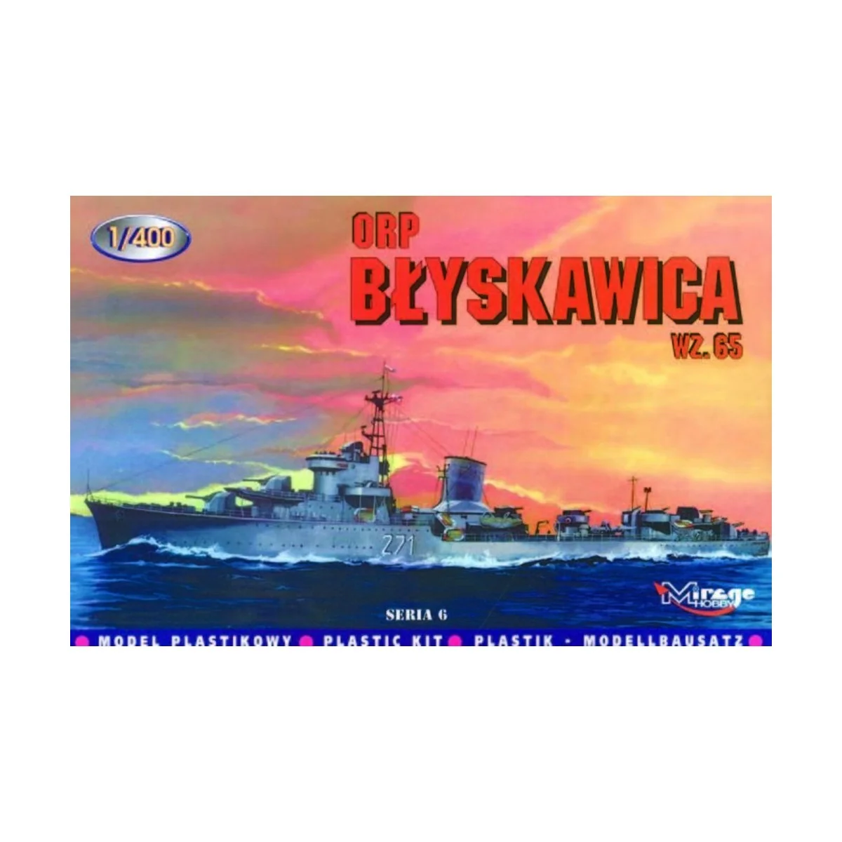 Zerstörer Blyskawica 1965 - Mirage Hobby 40013