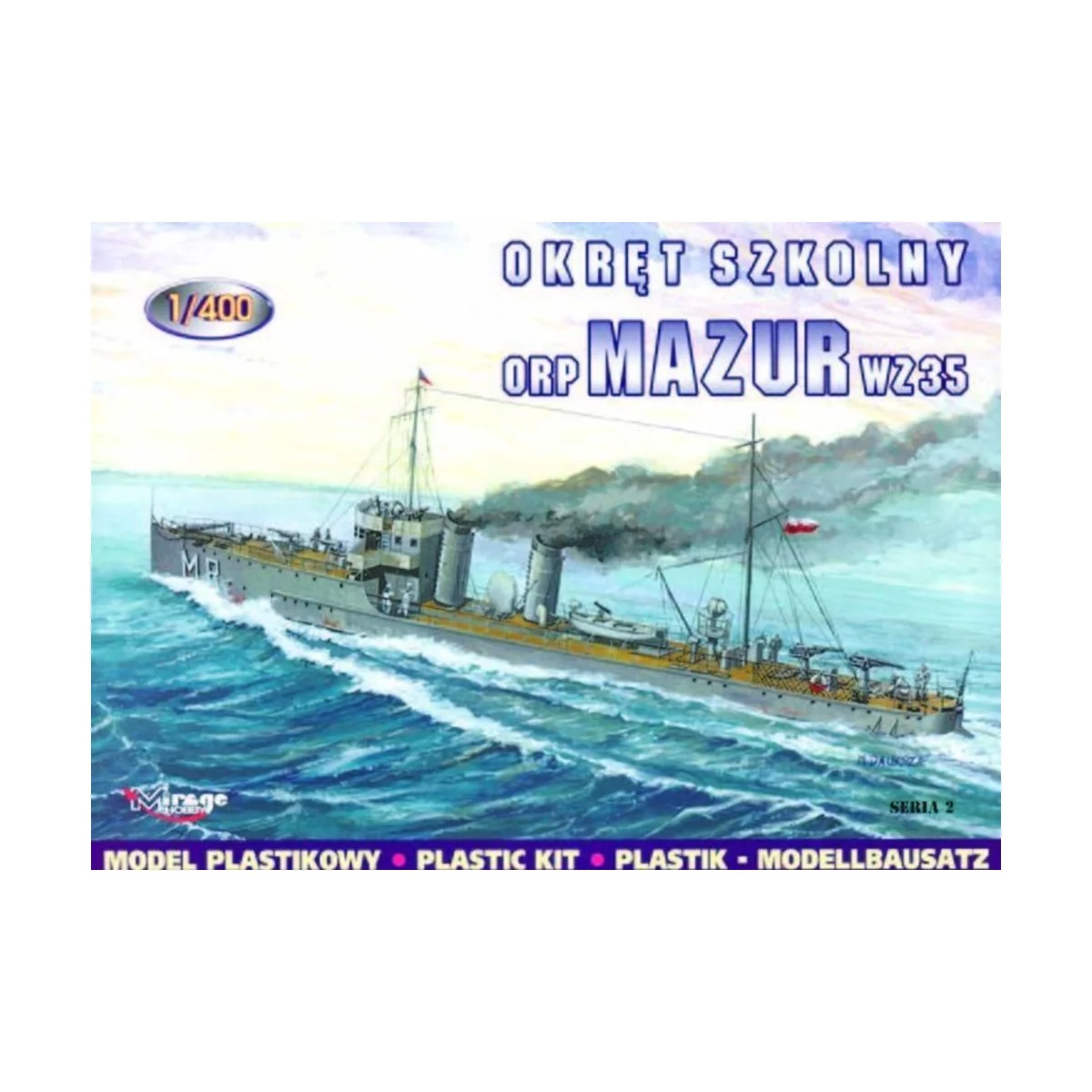Torpedoboot Mazur 1935, 1/400 - Mirage Hobby 400201