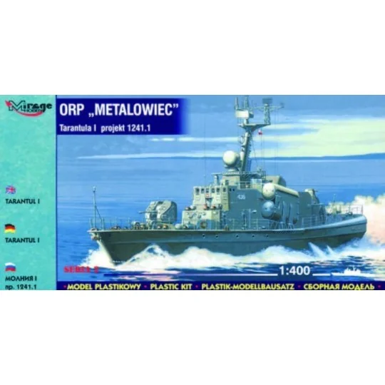ORP Metalowiec Tarantul I Korvette, 1/400 - Mirage Hobby 40032
