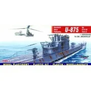 Deutsches U-Boot U 875 Typ IX D2 Turm II und FA 330 Bachstelze, 1/4... Deutsches U-Boot U 875 Typ IX D2 Turm II und FA 330 Bachstelze, 1/4...