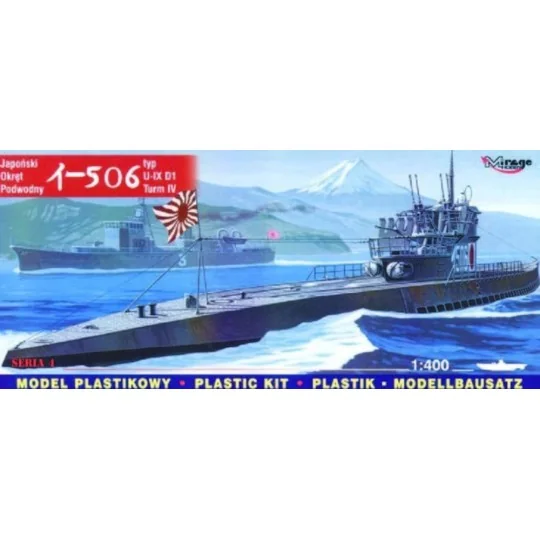 Japanisches U-Boot I-506 - IX D1, 1/400 - Mirage Hobby 40046