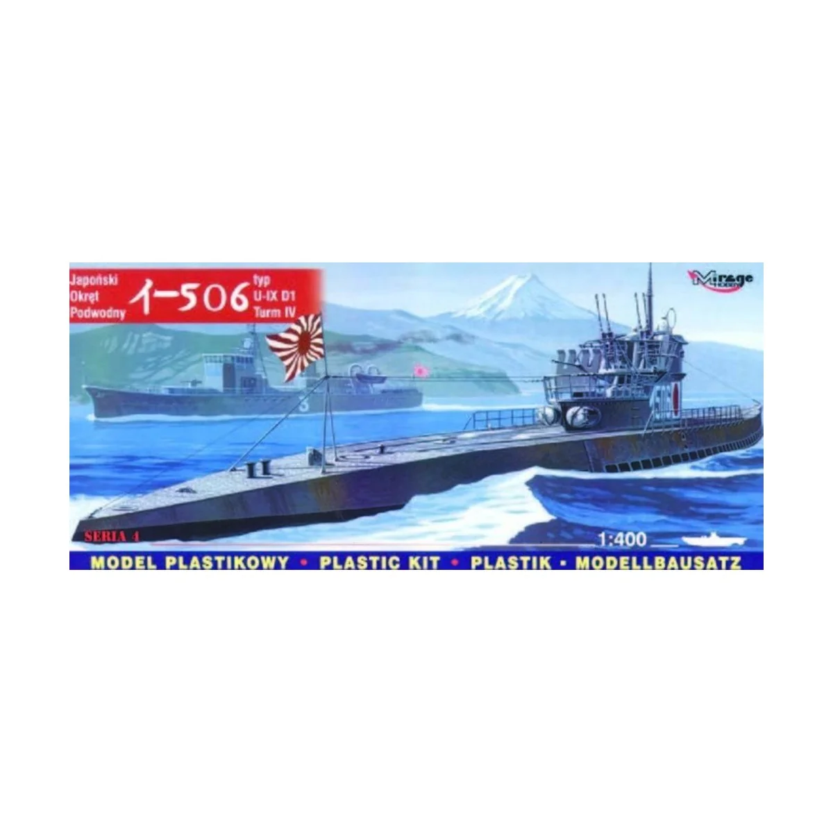 Japanisches U-Boot I-506 - IX D1, 1/400 - Mirage Hobby 40046