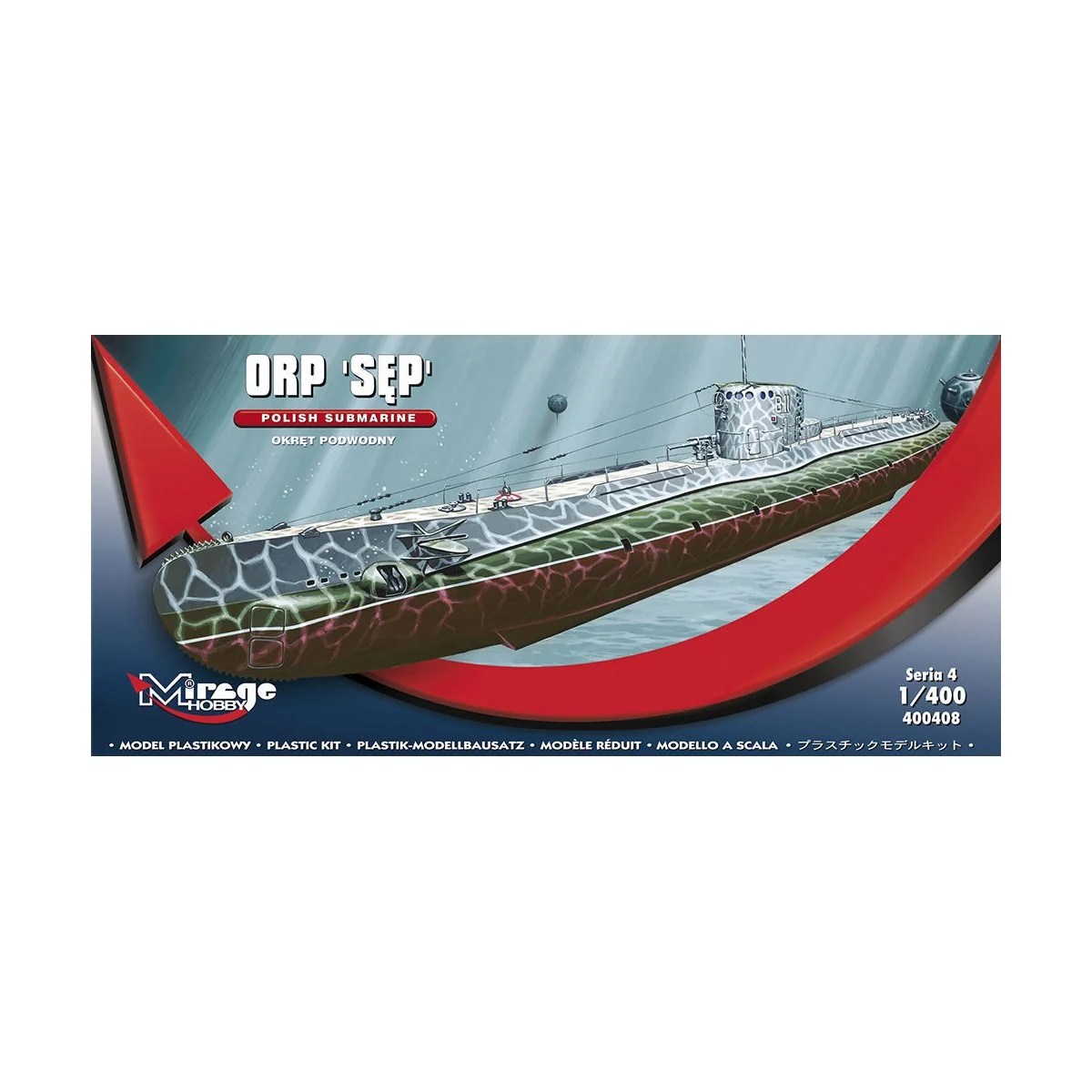 Polnisches U-Boot ORP SEP - Mirage Hobby 400408