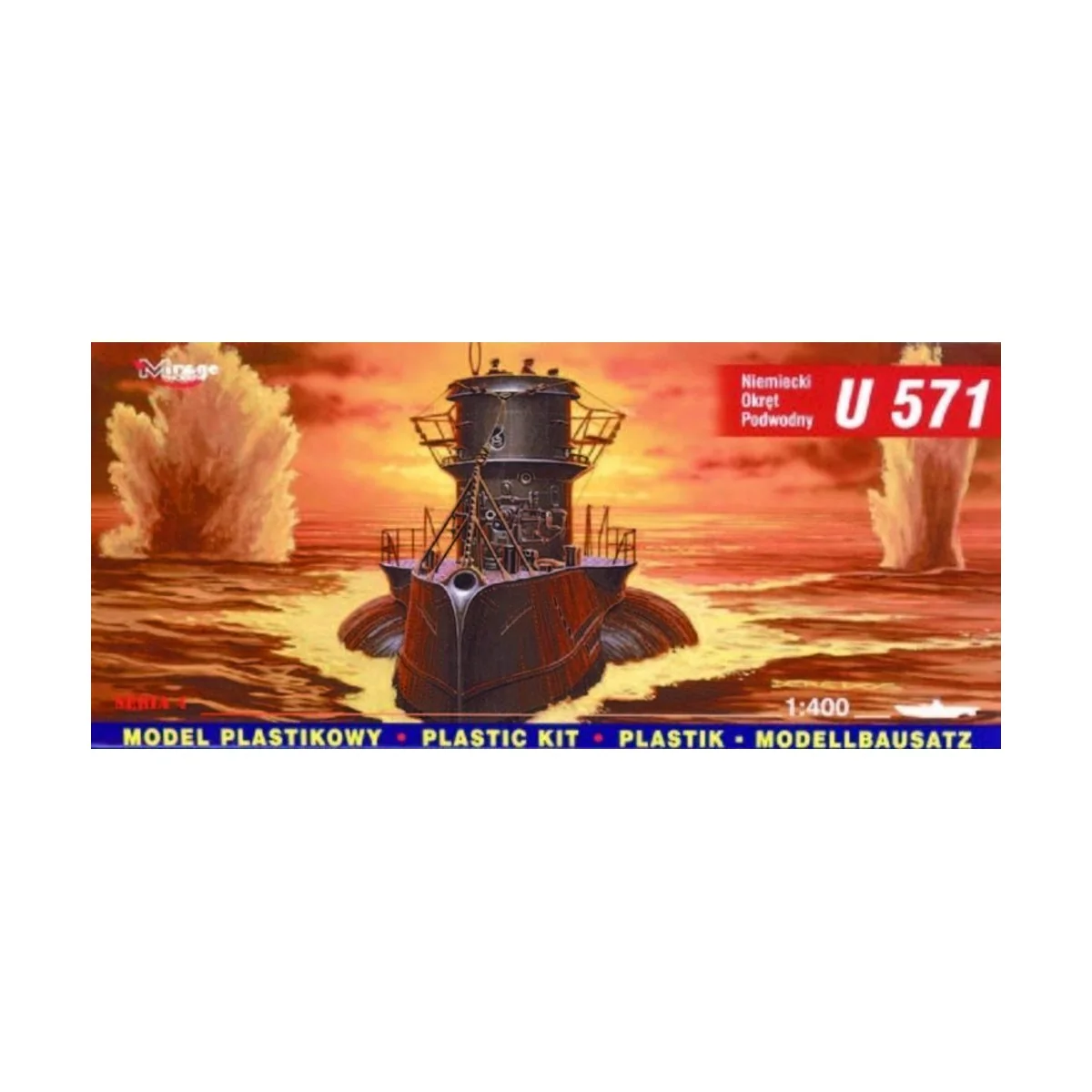Deutsches U-Boot U 571 Special Edition - Mirage Hobby 40049