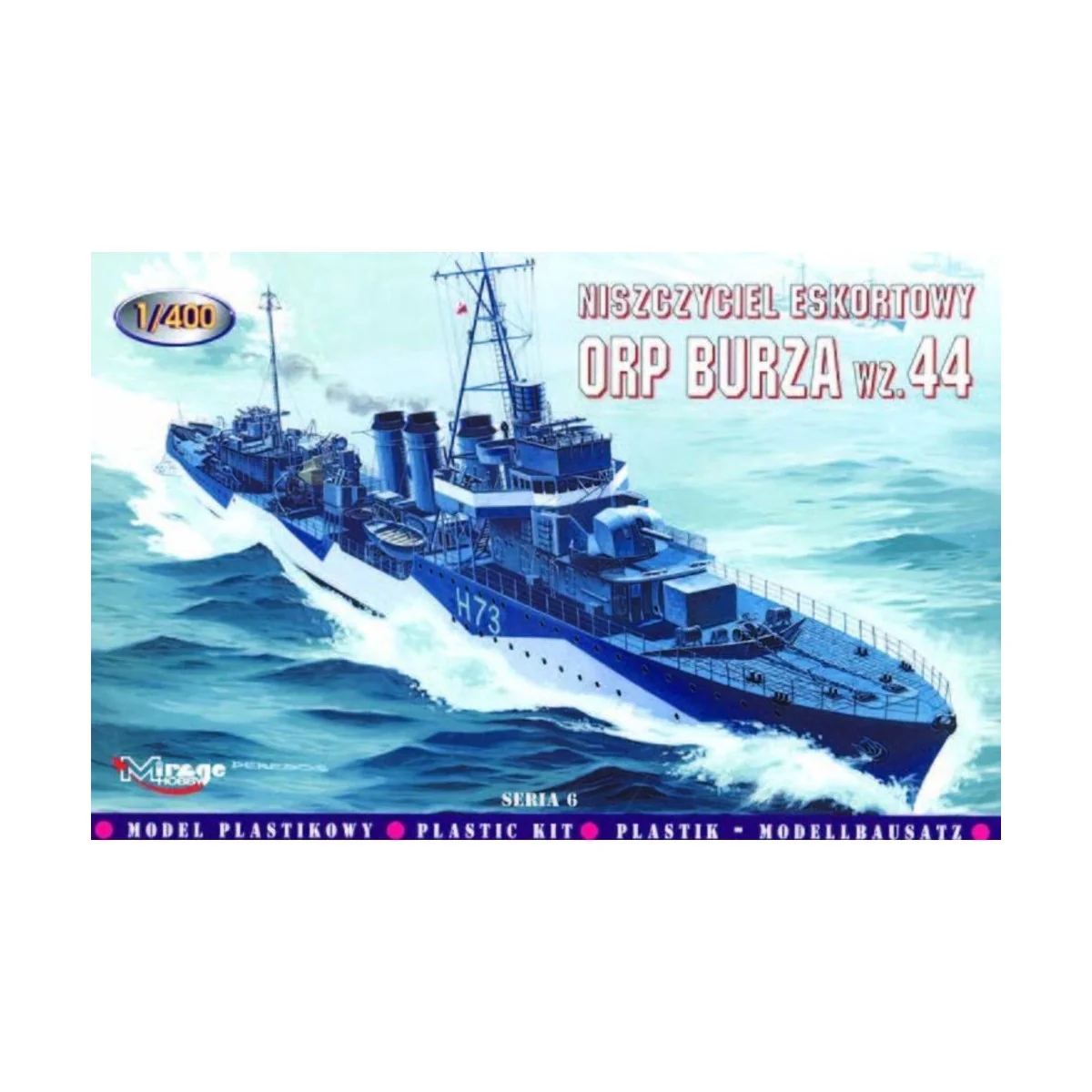 Zerstörer ORP Burza 1944, 1/400 - Mirage Hobby 40066