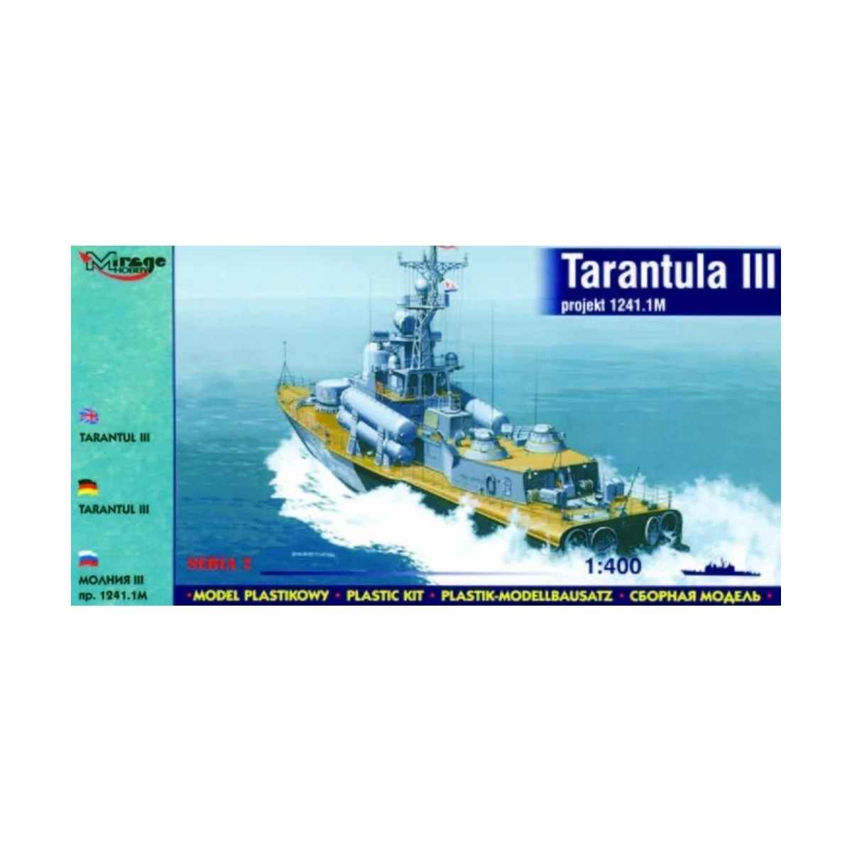 Tarantul III 1241.1M Raketenboot, 1/400 - Mirage Hobby 40230