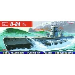 Deutsches U-Boot U 84 Typ VII B - Mirage Hobby 40410