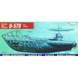 Deutsches U-Boot U 570 Typ VII C Turm I, 1/400 - Mirage Hobby 40411