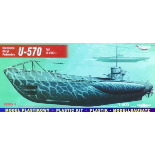 Deutsches U-Boot U 570 Typ VII C Turm I - Mirage Hobby 40411