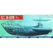 Deutsches U-Boot U 570 Typ VII C Turm I, 1/400 - Mirage Hobby 40411 Deutsches U-Boot U 570 Typ VII C Turm I, 1/400 - Mirage Hobby 40411
