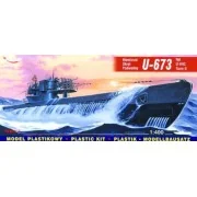 Deutsches U-Boot U 673 Typ VII C Turm II, 1/400 - Mirage Hobby 40412 Deutsches U-Boot U 673 Typ VII C Turm II, 1/400 - Mirage Hobby 40412