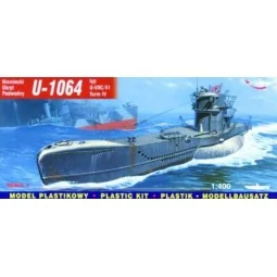 Deutsches U-Boot U 1064 Typ VII C/41 Turm 4 - Mirage Hobby 40415
