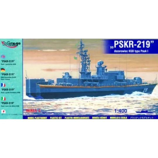 KGB-Patrouillenschiff PSKR-219 Pauk I-Klasse, 1/400 - Mirage Hobby ...