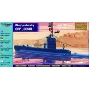 Polnisches U-Boot ORP Sokol mit Fotoätzteilen, 1/400 - Mirage Hobby...